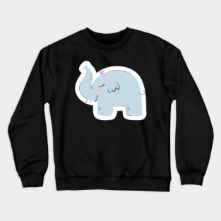 Cute Elephant Art Crewneck Sweatshirt